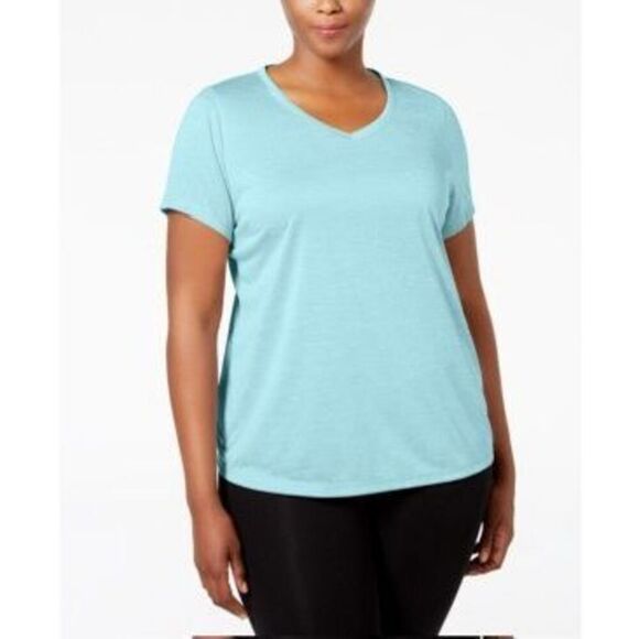 ID Ideology Plus Size Rapidry V-Neck Performance T-Shirt, Created for Macy's Siz - Picture 1 of 3